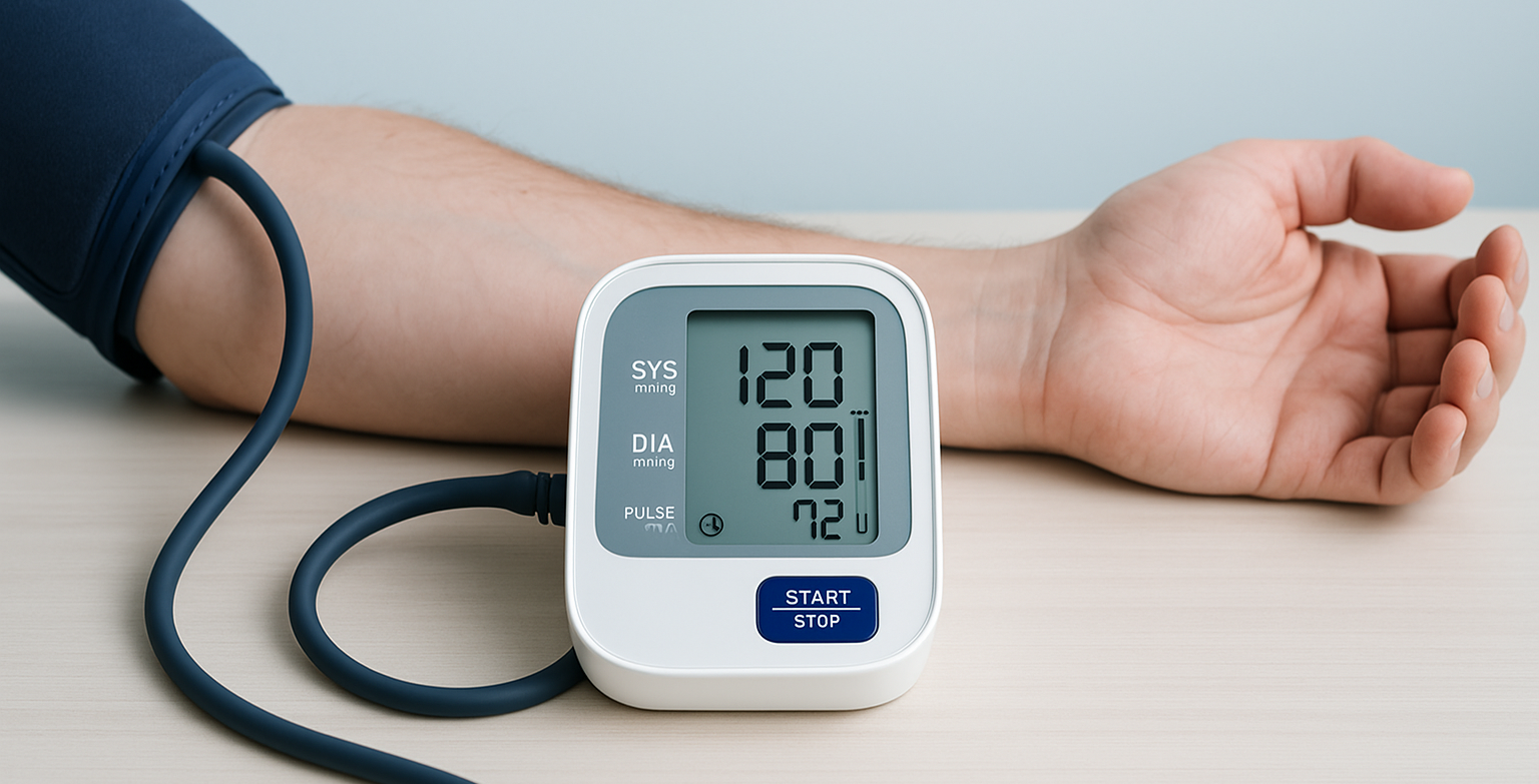 Bloeddrukmeter om een arm